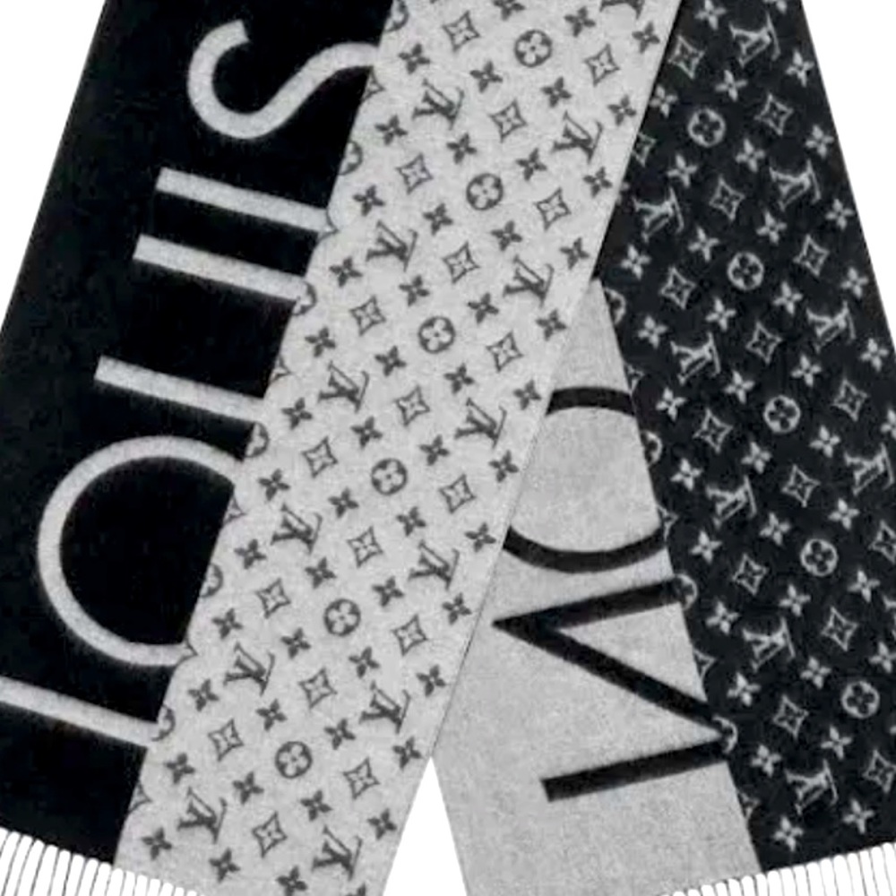 LOUIS VUITTON MONOGRAM SPLIT SCARF
